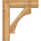 Ekena Millwork Westlake Block Rough Sawn Bracket w/ Offset Brace, Western Red Cedar, 8"W x 30"D x 34"H BKT0806X30X34WTL05RWR - alternate 2